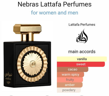 Nebras by Lattafa for Unisex – 3.4 oz EDP Spray